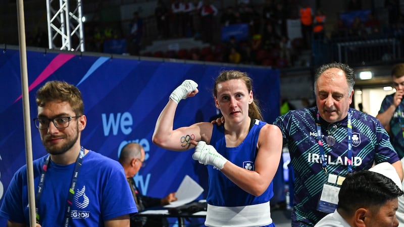 Michaela Walsh looks confident as she progresses to the quarter-finals of the European Games in Krakow (Pic: Sportsfile)