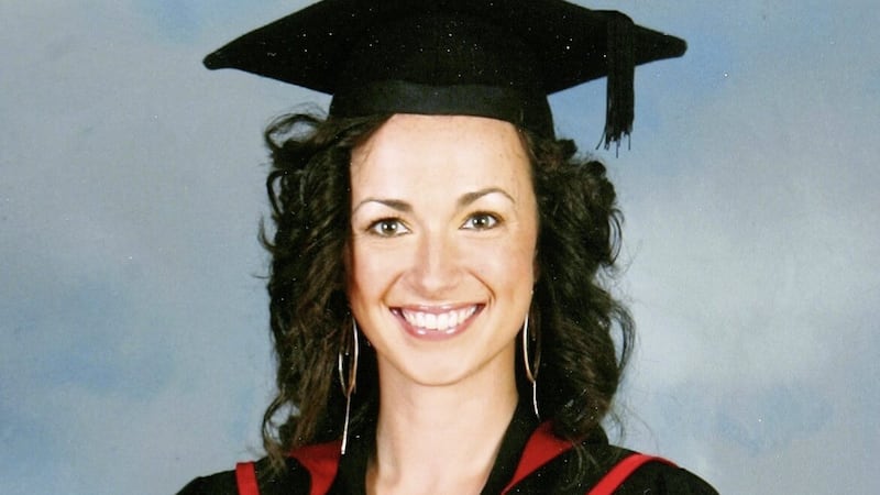 A graduation picture of Eithne Walls from Co Down 