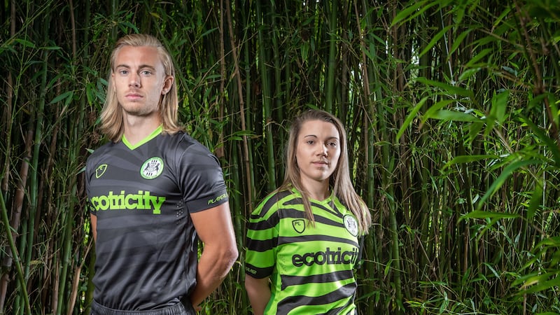 The Forest Green Rovers sportswear was inspired by the natural camouflage of zebras.