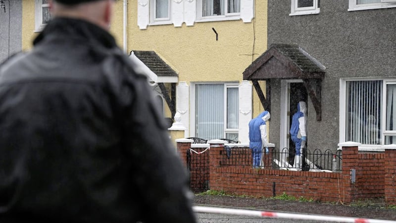 Three people were arrested following a stabbing in west Belfast. Picture by Alan Lewis/ Photopress 