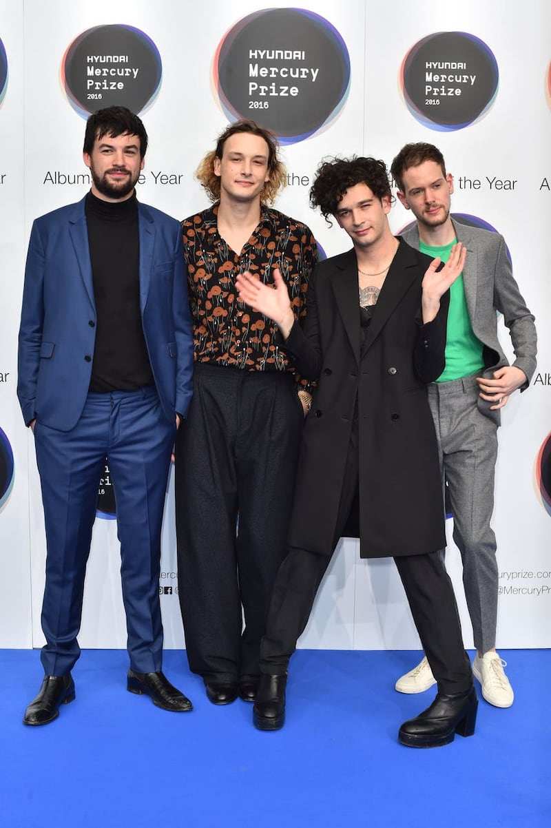 The 1975 at Mercury Prize 2016