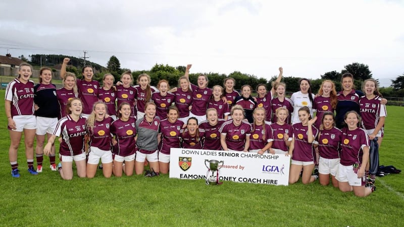 Down Ladies Club Championship Senior Finals:&nbsp; Bredagh v Carryduff<br />The victorious Bredagh squad who won the Down Ladies Club Senior final against Carryduff. All pictures: Philip Walsh