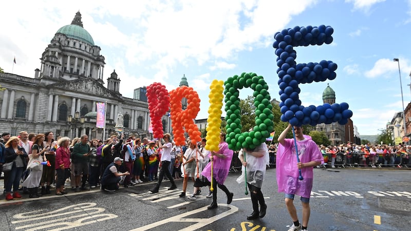 A preacher interviewed by police over an alleged hate crime for comments he made before Saturday’s Belfast Pride parade has claimed his message was misconstrued (Oliver McVeigh/PA)