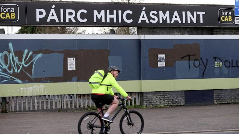 A rebuilt Casement Park could become part of the the World Cup bid, says Antrim chief Ciaran McCavana Picture: Mal McCann. 