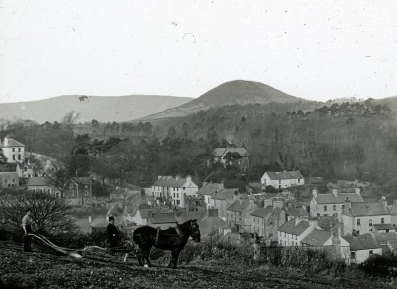 Tiveragh &ndash; a &#39;fairy hill&#39; close to Cushendall, Co Antrim, from the Sam Henry collection at Coleraine Museum, reproduced in Lore of the Land 