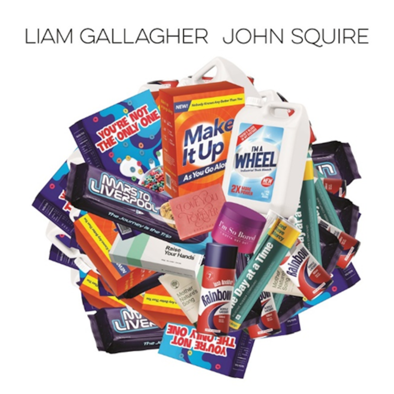 The cover art for Liam Gallagher John Squire, the debut album from the Britpop icons, which is set for release in March