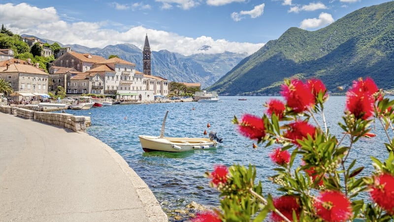 The historic town of Perast is situated on the stunningly picturesque Bay of Kotor 