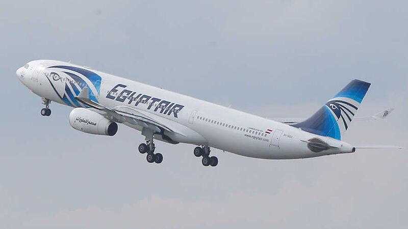 An EgyptAir Airbus A330-300 takes off for Cairo from Charles de Gaulle Airport outside of Paris, Thursday, May 19, 2016&nbsp;