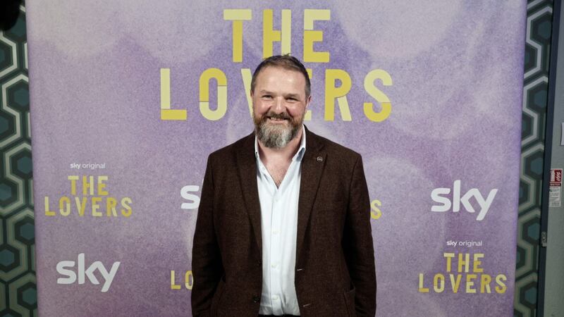 Playwright David Ireland pictured at the premiere of his new series for Sky Original, The Lovers, at The Strand Cinema, Belfast. Picture by Kelvin Boyes/Press Eye 
