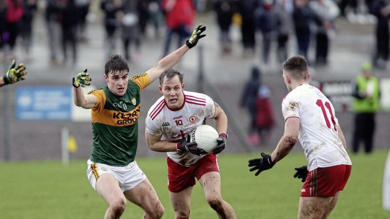 Kieran McGeary turned in a superb performance for Tyrone as they won in Castlebar. Picture by Seamus Loughran 