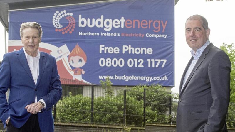 Budget Energy chief executive George McEvoy (left) and Flogas Energy general manager Paul Kenny confirm the acquisition 