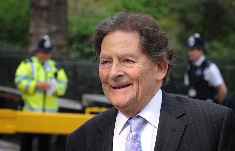 Former chancellor Nigel Lawson died last year aged 91