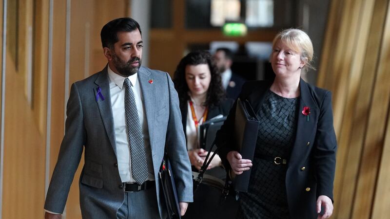 Tories have accused First Minister Humza Yousaf and his Deputy First Minister Shona Robison of misleading Parliament (Andrew Milligan/PA)