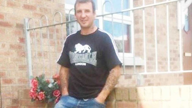 George Allen (37) was hit by lightning outside Killowen Primary School in Lisburn. 