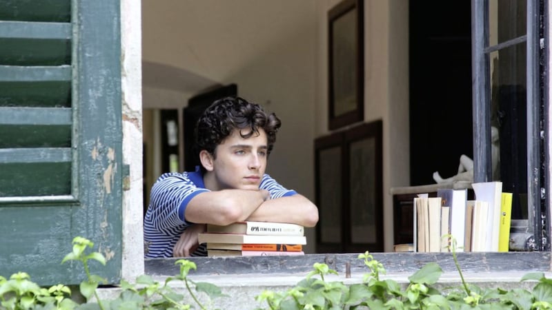 Timothee Chalamet in Call Me By Your Name 