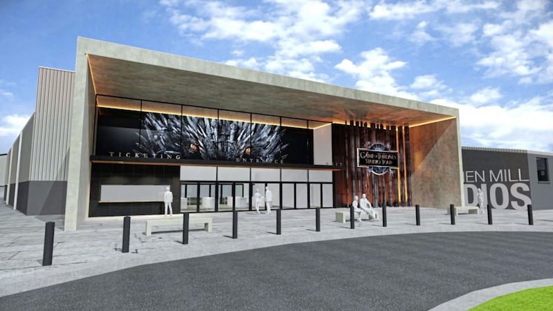 A computer-generated impression of the Game of Thrones studio tour proposed for Banbridge 