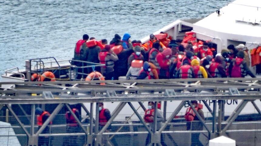 The Illegal Migration Bill is part of the UK Government’s efforts to deter people from crossing the Channel in small boats (PA)