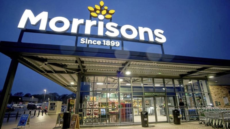 Shares in UK supermarket chain Morrison surged 30 per cent in early trading on Monday following an approach from US private equity firm Clayton, Dubilier &amp; Rice 