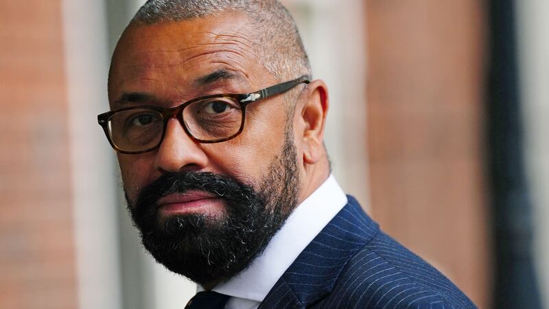James Cleverly said he adores being Foreign Secretary (Victoria Jones/PA)