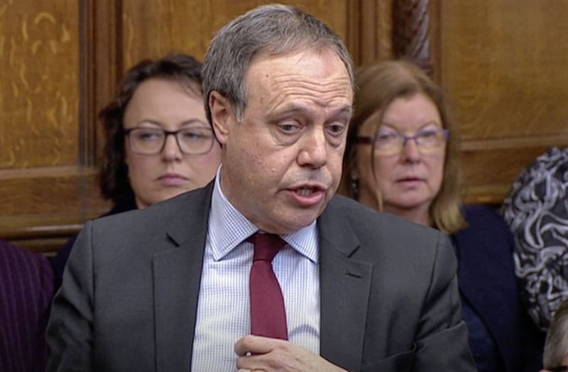 DUP deputy leader Nigel Dodds has criticised the secretary of state&#39;s handling of a redress scheme for victims of institutional abuse. Picture by House of Commons, Press Association 