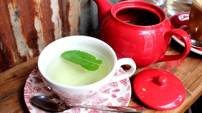 There is some evidence that peppermint tea benefits health because of the peppermint oil that it contains 