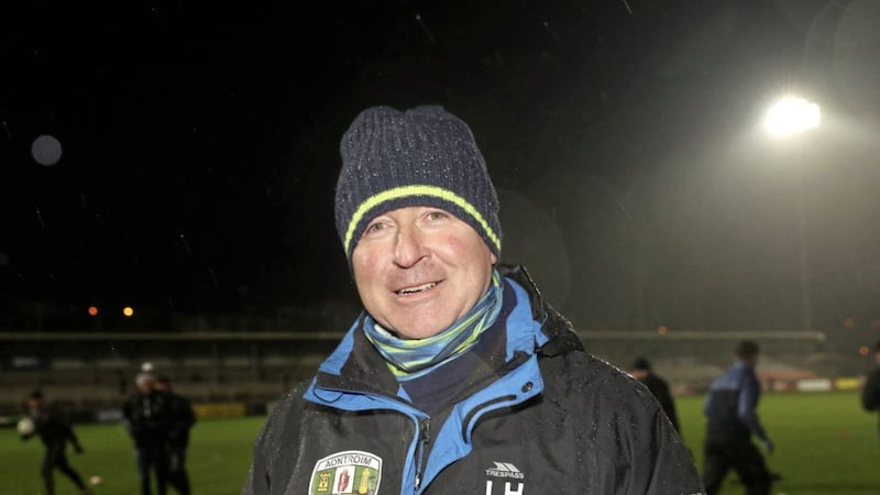 New Antrim senior football manager Lenny Harbinson is happy with his players' attitude so far.<br /> Pic: Declan Roughan