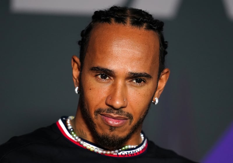 Lewis Hamilton, pictured, would like Adrian Newey to join him at Ferrari next year