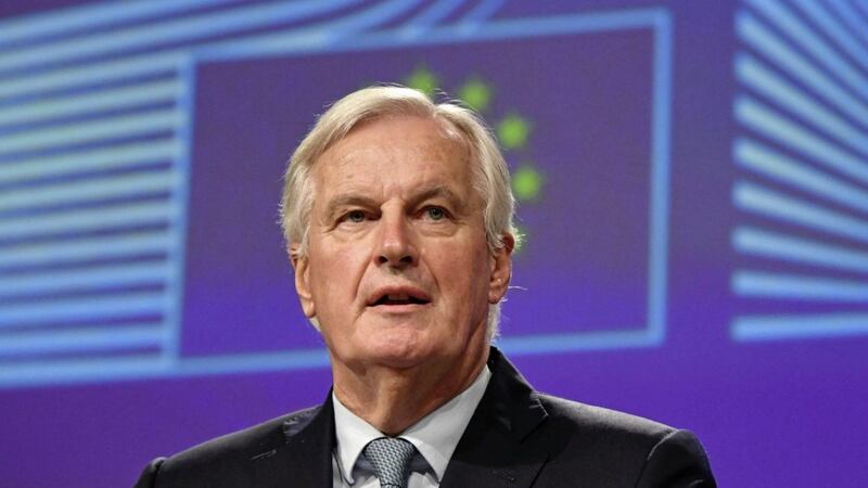 The EU&#39;s chief Brexit negotiator Michel Barnier met Lord Frost for face-to-face discussions in London. Picture by Stefan Rousseau/PA Wire 