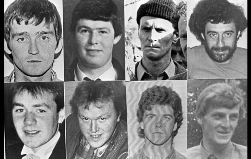 &nbsp;Nine people were killed at Loughgall