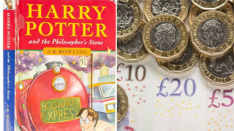 The first edition copy of Harry Potter And The Philosopher’s Stone has blemishes, but is still reckoned to be worth thousands.