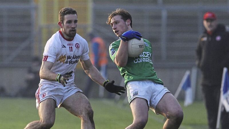 Niall Sludden helped Tyrone to a comfortable win over neighbours Fermanagh on Sunday. Picture by Philip Walsh 