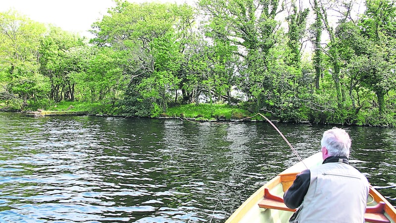 &nbsp;Jo Rippier, tries for a difficult trout on what he describes as the &ldquo;sometimes dour&rdquo; Lower Lough Erne