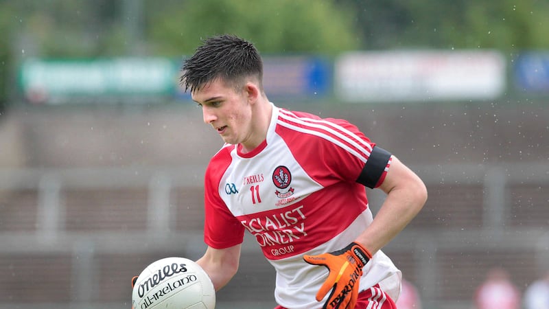 Derry minor Shea Downey is looking forward to meeting Kerry again at the weekend &nbsp;