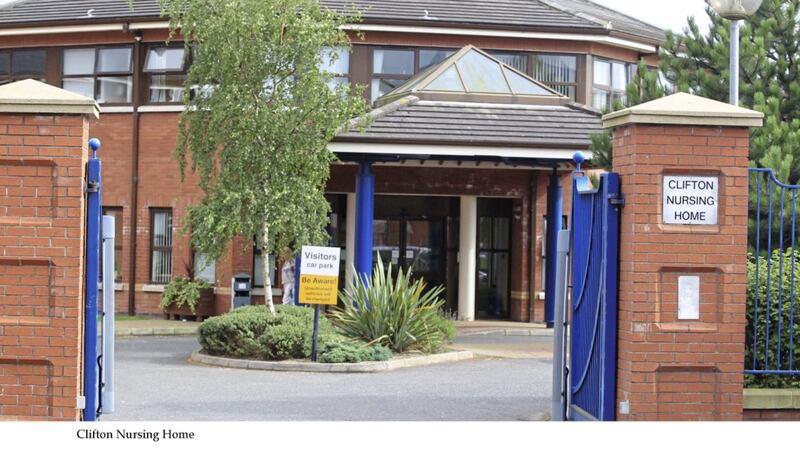 Clifton Nursing Home in Belfast has been re-investigated by the watchdog 