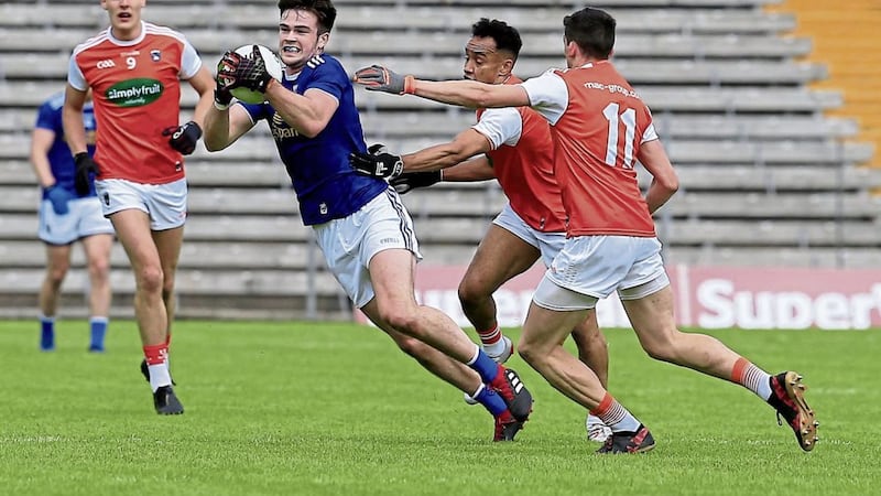 IMPRESSION: Cavan&#39;s Thomas Galligan was one of the stars in Cavan&#39;s comeback win against Westmeath. Picture by Philip Walsh 