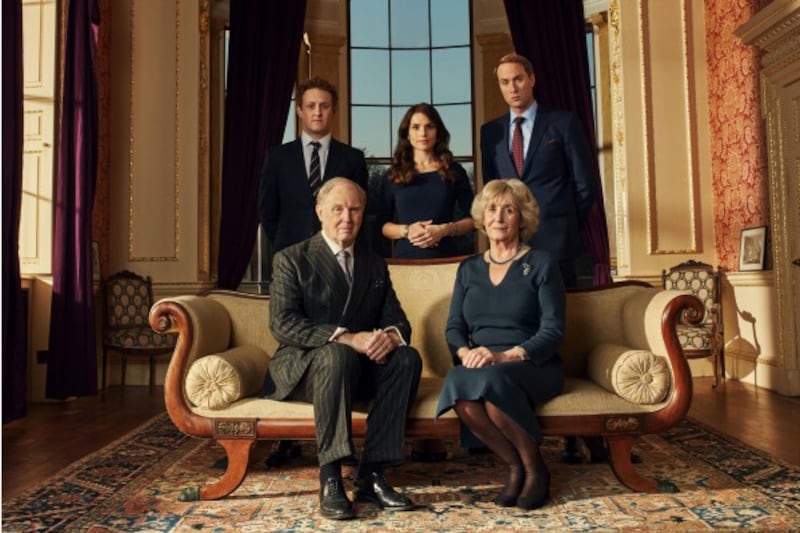 Harry, Kate, William, Charles and Camilla in the drama (BBC/Drama Republic)
