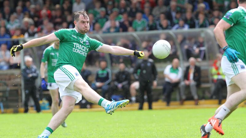 Se&aacute;n Quigley was the outstanding performer in last weekend's Championship games, kicking 14 points for Fermanagh against Antrim &nbsp;