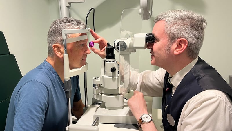 David Cullen underwent successful surgery within days of his appointment at Specsavers after experiencing what he thought was a minor issue.