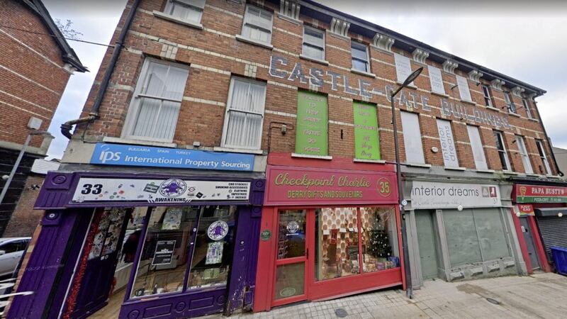 Castle Gate Buildings on Derry&#39;s Waterloo Street, could soon be home to a new pub. 