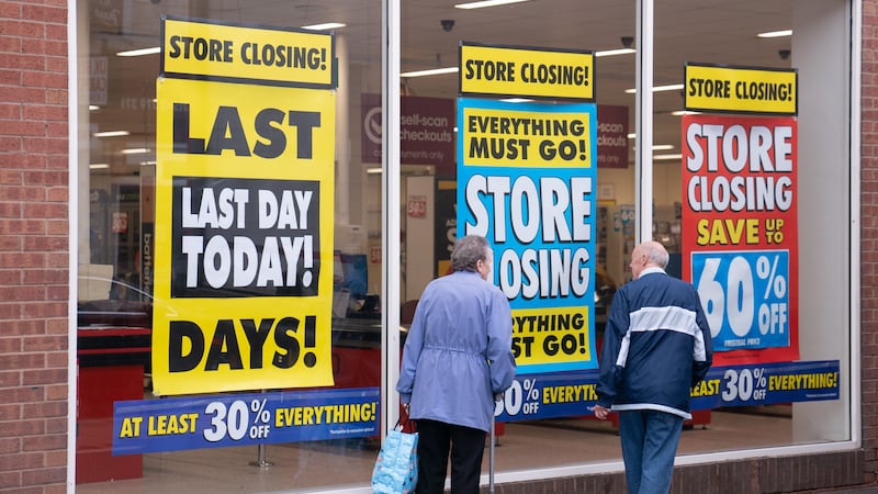 The business ‘death rate’ – the percentage of active businesses that closed – rose to 11.8% last year (PA)