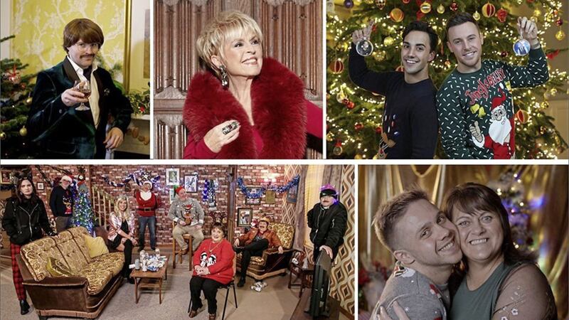BBC Northern Ireland has released details of its Christmas viewing schedule which will see appearances from stars including  Nathan and Jake Carter, Gloria Hunniford and the Give My Head Peace gang 
