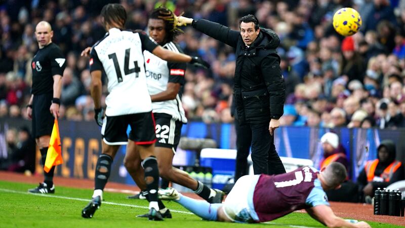 Unai Emery wants consistency from Aston Villa (Nick Potts/PA)