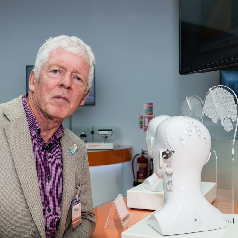 Tom Phipps was the first person to undergo the pioneering surgery (Parkinson's UK/ PA)