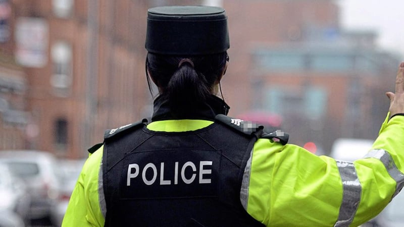 A police car was among three vehicles involved in an early morning collision in Co Down 