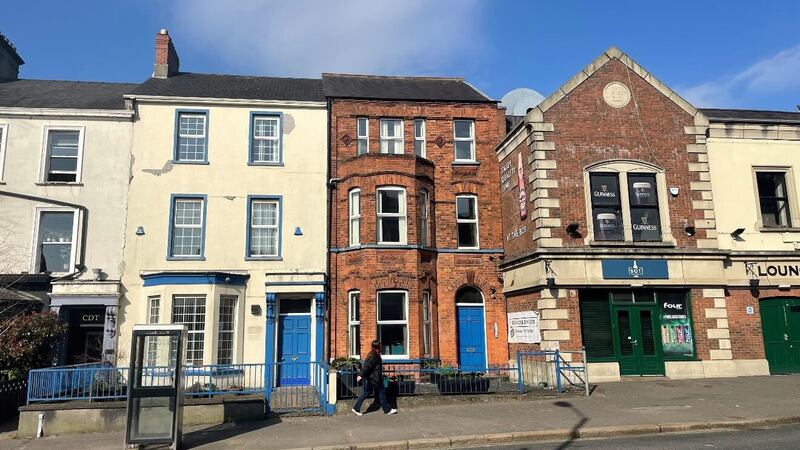 The townhouses at 29-31 Malone Road, set to be developed into a new bar/restaurant under the plans by Sinnott Property Services, the company which runs The Botanic Inn.