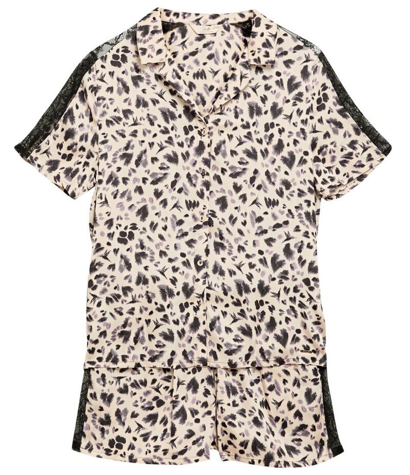 6. Marks and Spencer Rosie satin and lace animal print short pyjama set, &pound;29.50, available from Marks and Spencer