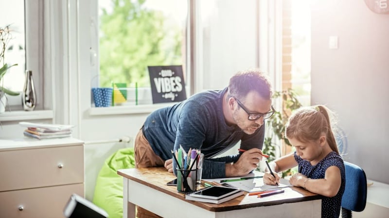 Almost 80 per cent of parents reported a negative impact on their own mental health and wellbeing, with the greatest impact felt by parents working from home 