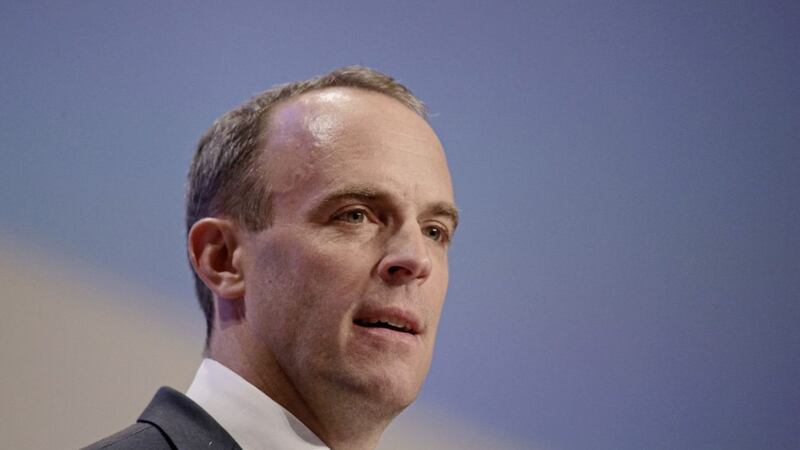 Former Brexit Secretary Dominic Raab during last year&#39;s Conservative Party conference. Picture by Aaron Chown, Press Association 