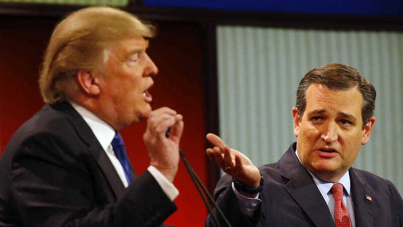 A judge has ruled that Senator Ted Cruz, pictured here with his Republican opponent Donald Trump, meets the constitutional requirements to be president 