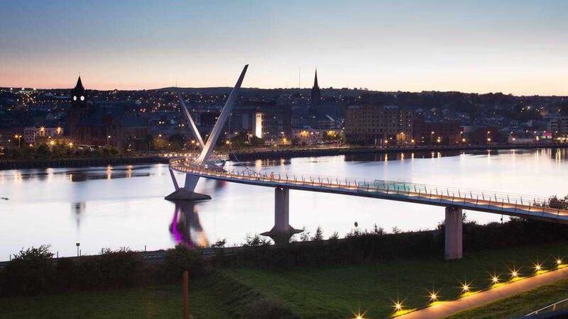 Derry&#39;s Peace Bridge &ndash; what a beautiful monument to the future and to what Europe has meant for us 